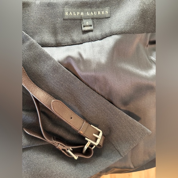 Ralph Lauren straight Grey Belted Women's Skirt - Picture 8 of 10